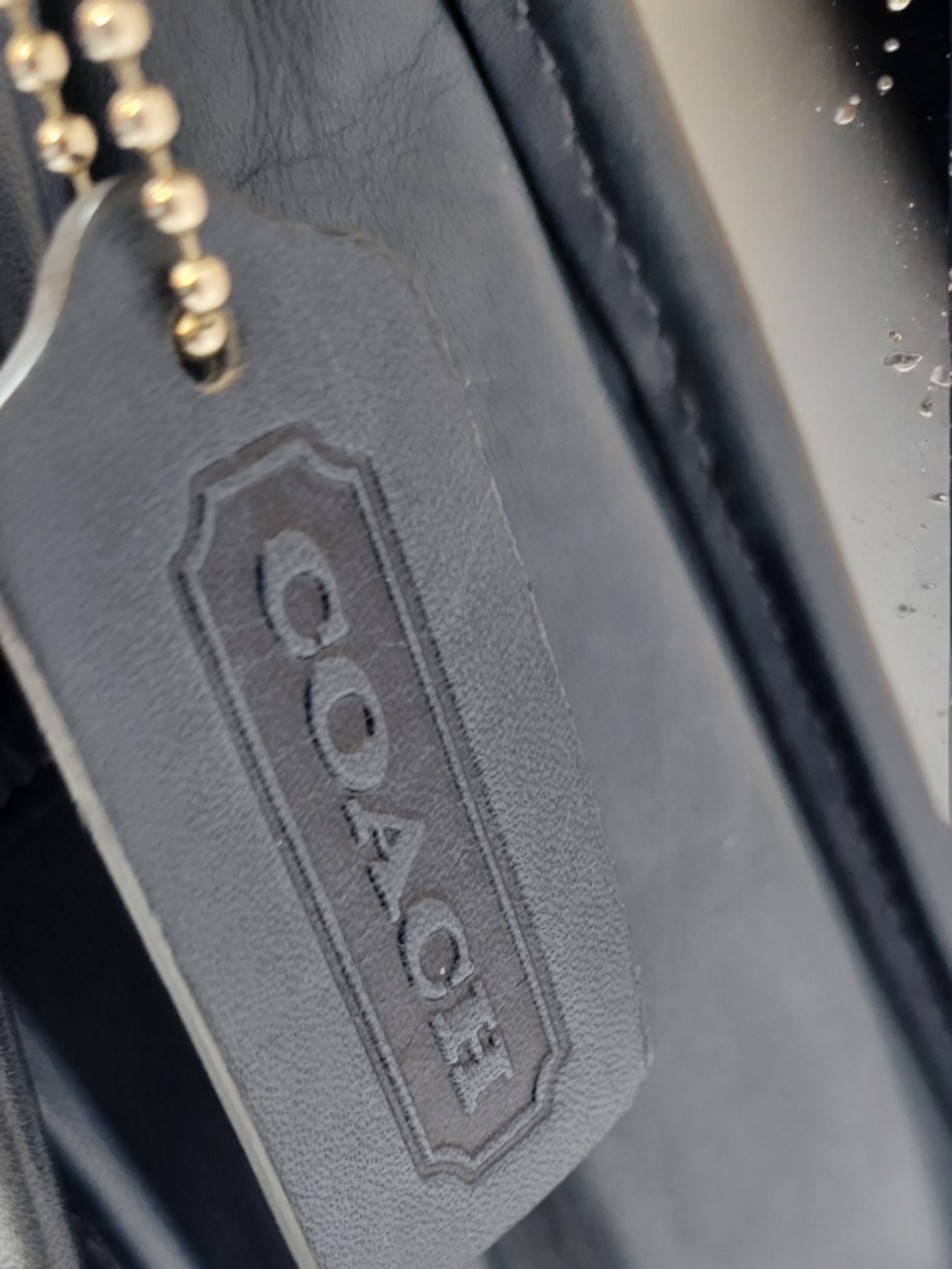 Vintage Coach Rambler Legacy Bag (Blue)