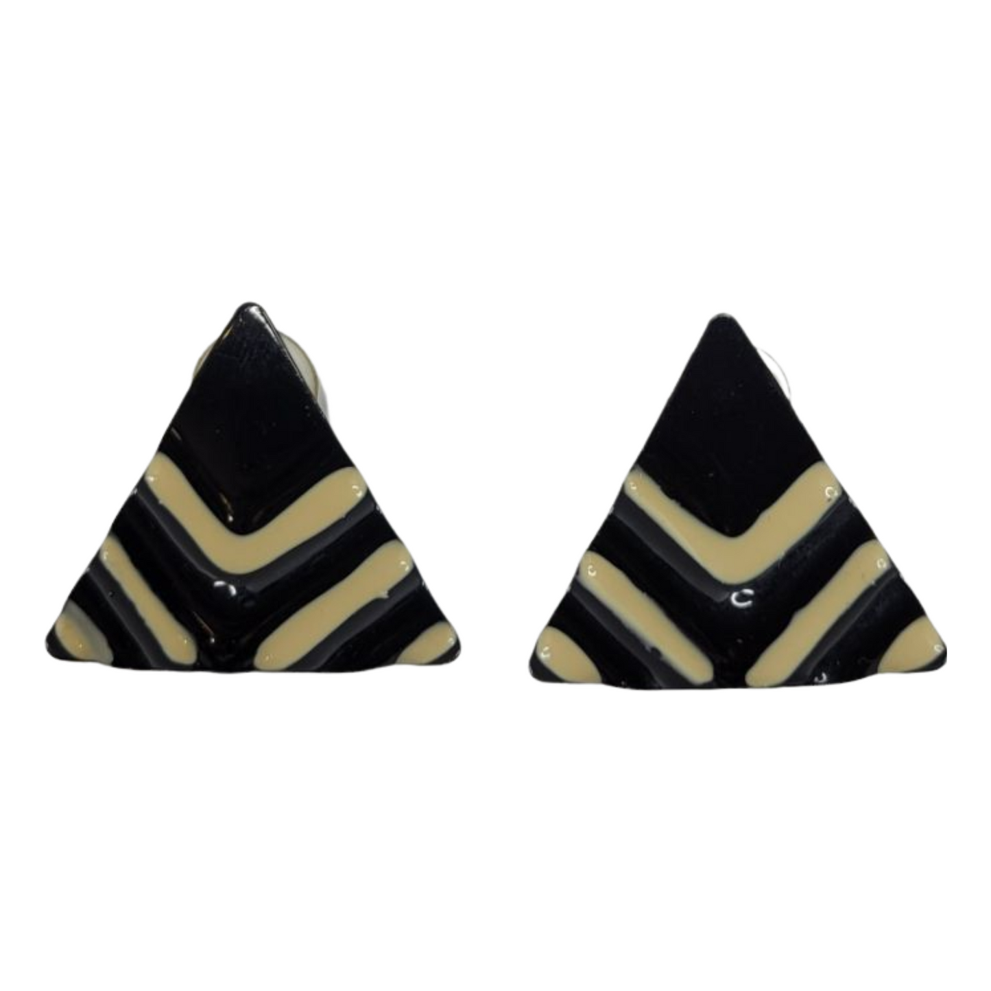 In the Triangle Vintage Earrings