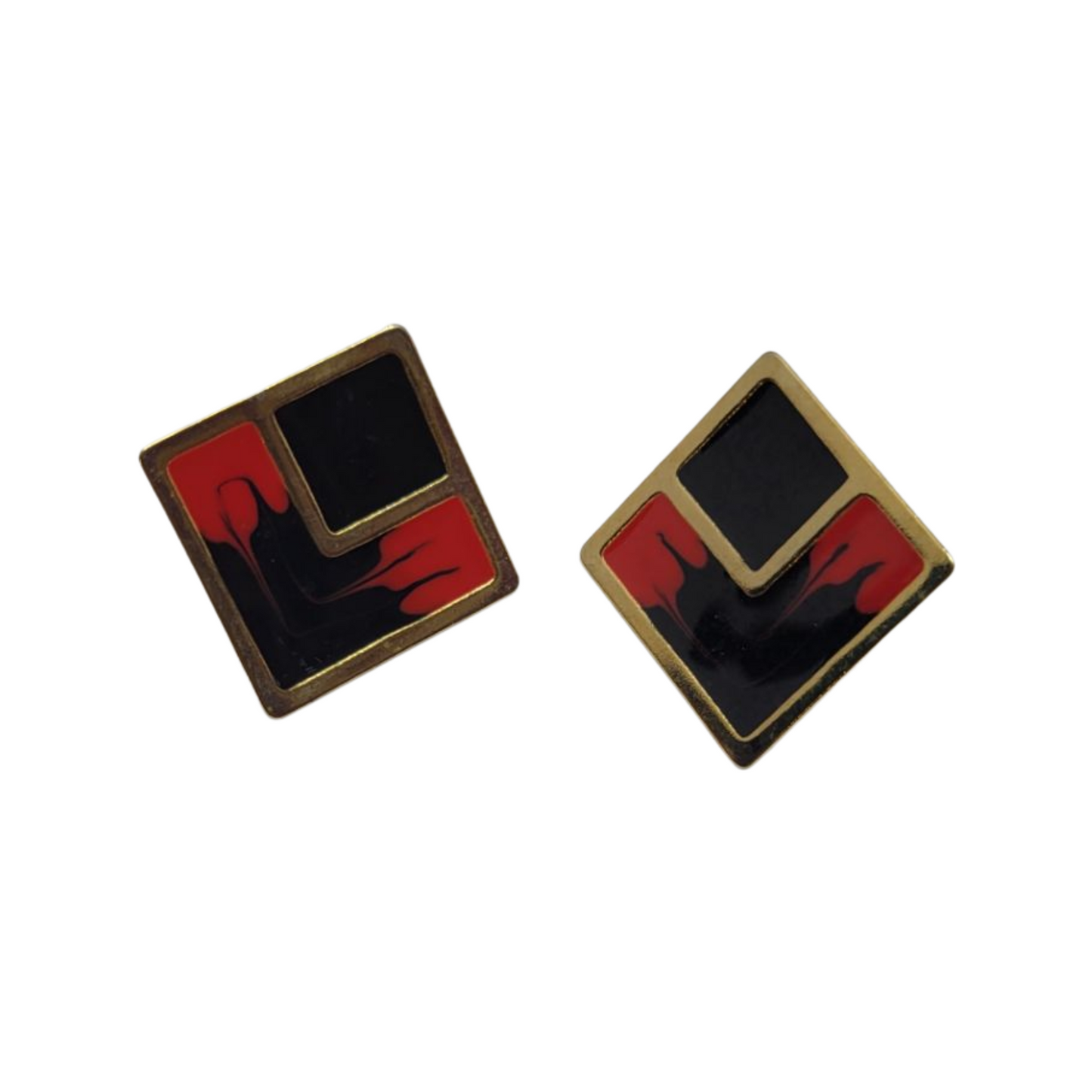 Abstract Vintage Earrings