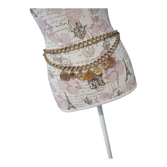 Coin Chain Belt