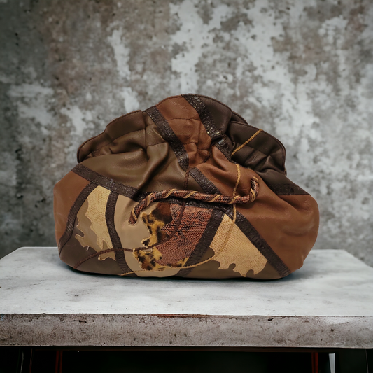 Brown Swirl Vintage Purse