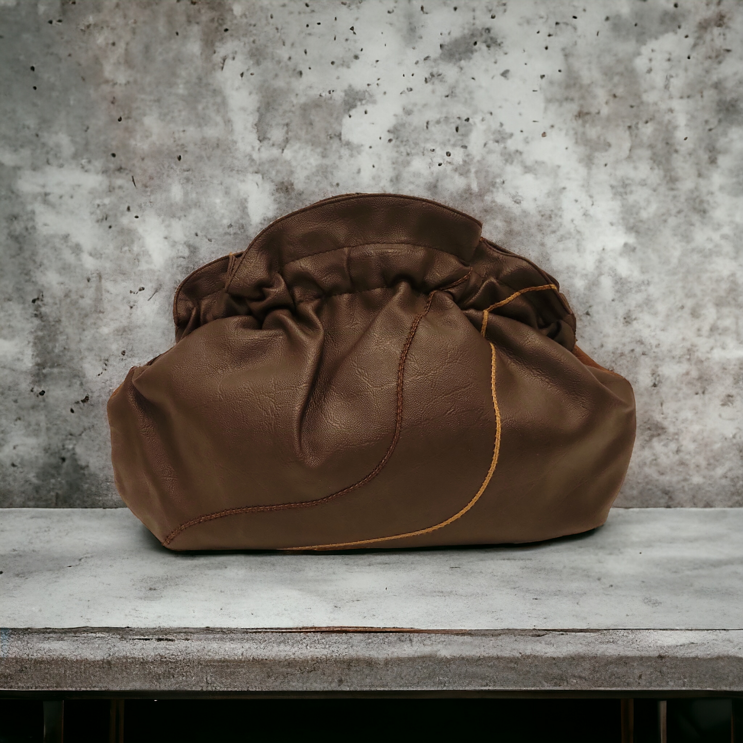 Brown Swirl Vintage Purse