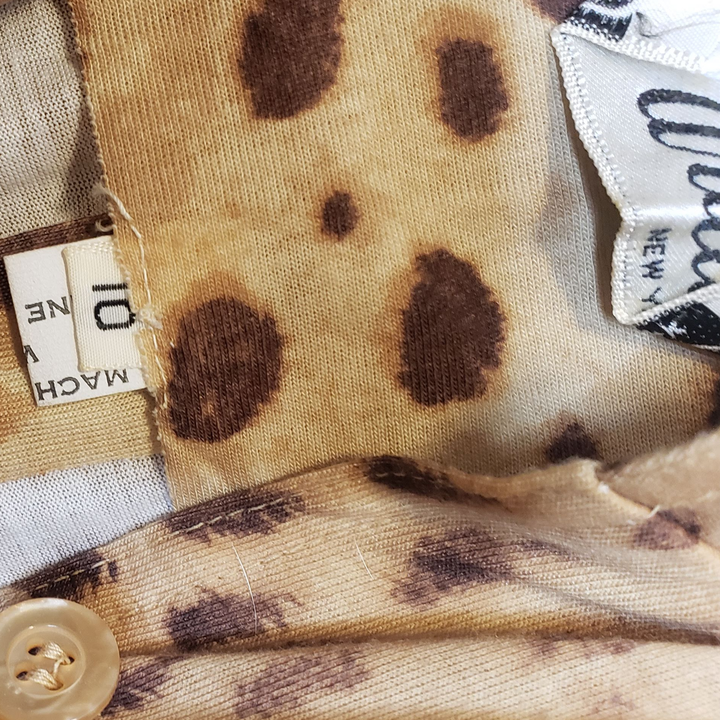 Parade Vintage Animal Print Jumpsuit Sz 10