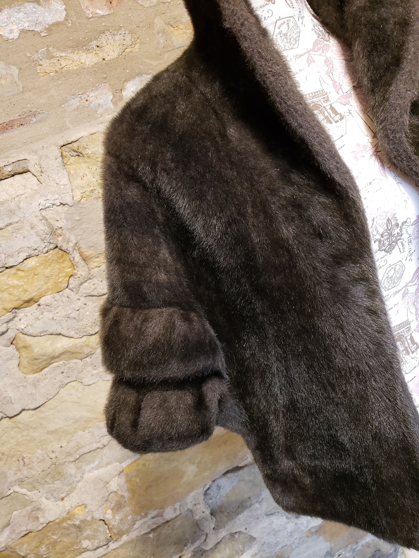 Furs By Vares Brown Vintage Faux Fur Stole Sz OS