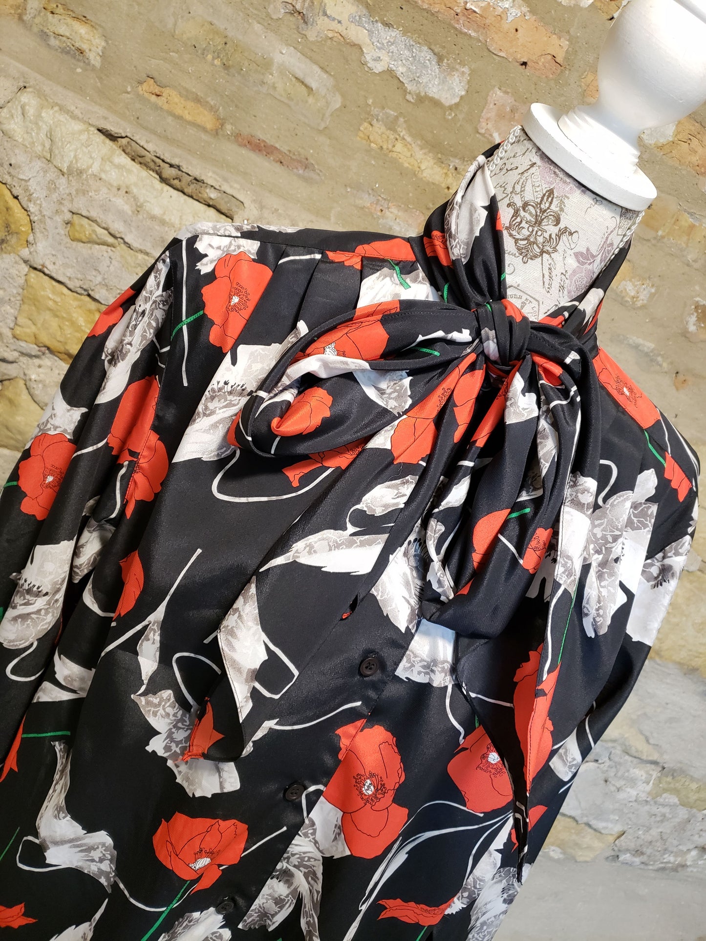 Marisa Christina Vintage Floral Blouse Sz 8