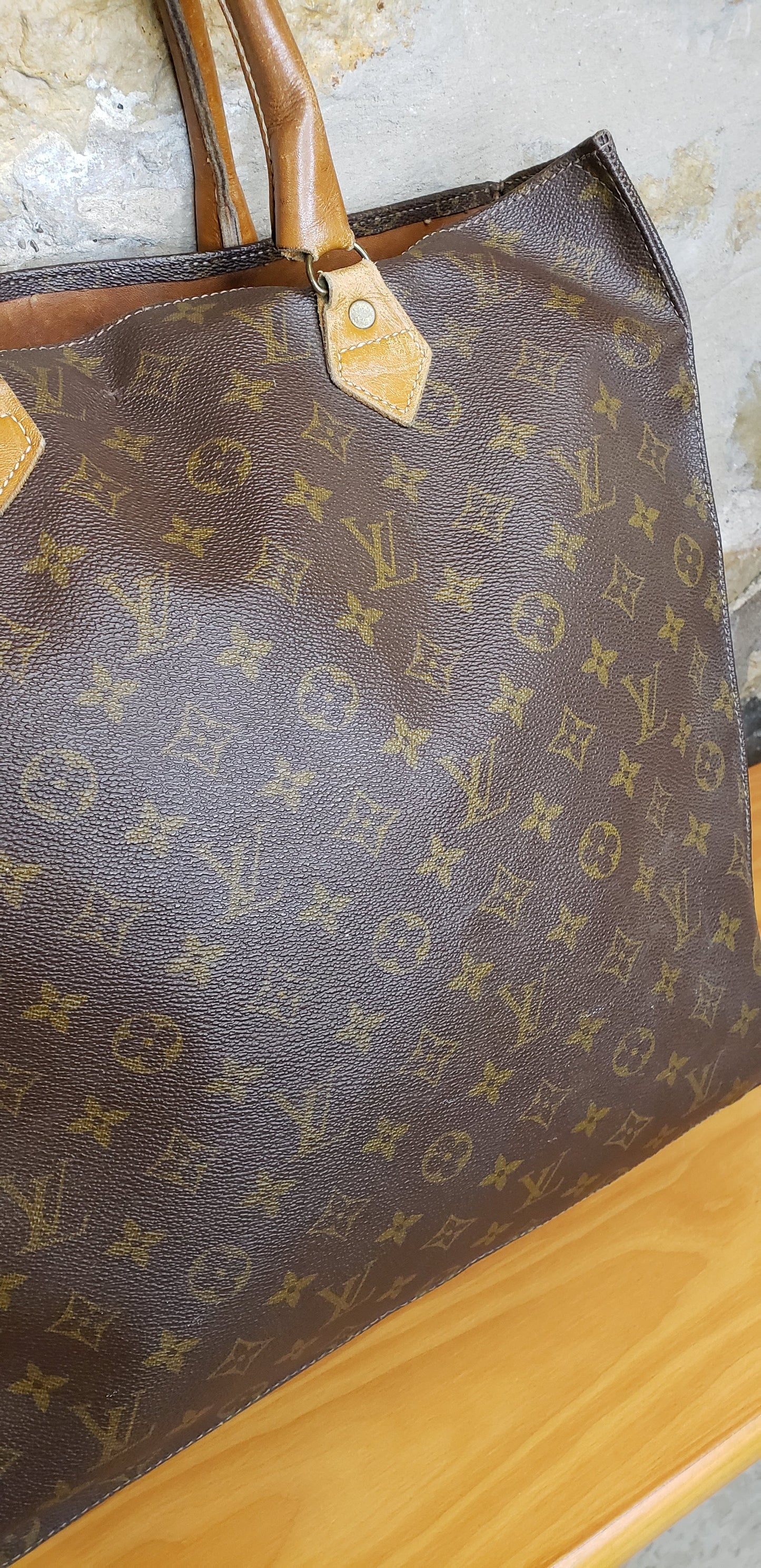 Louis Vuitton French Company Sac Plat Tote