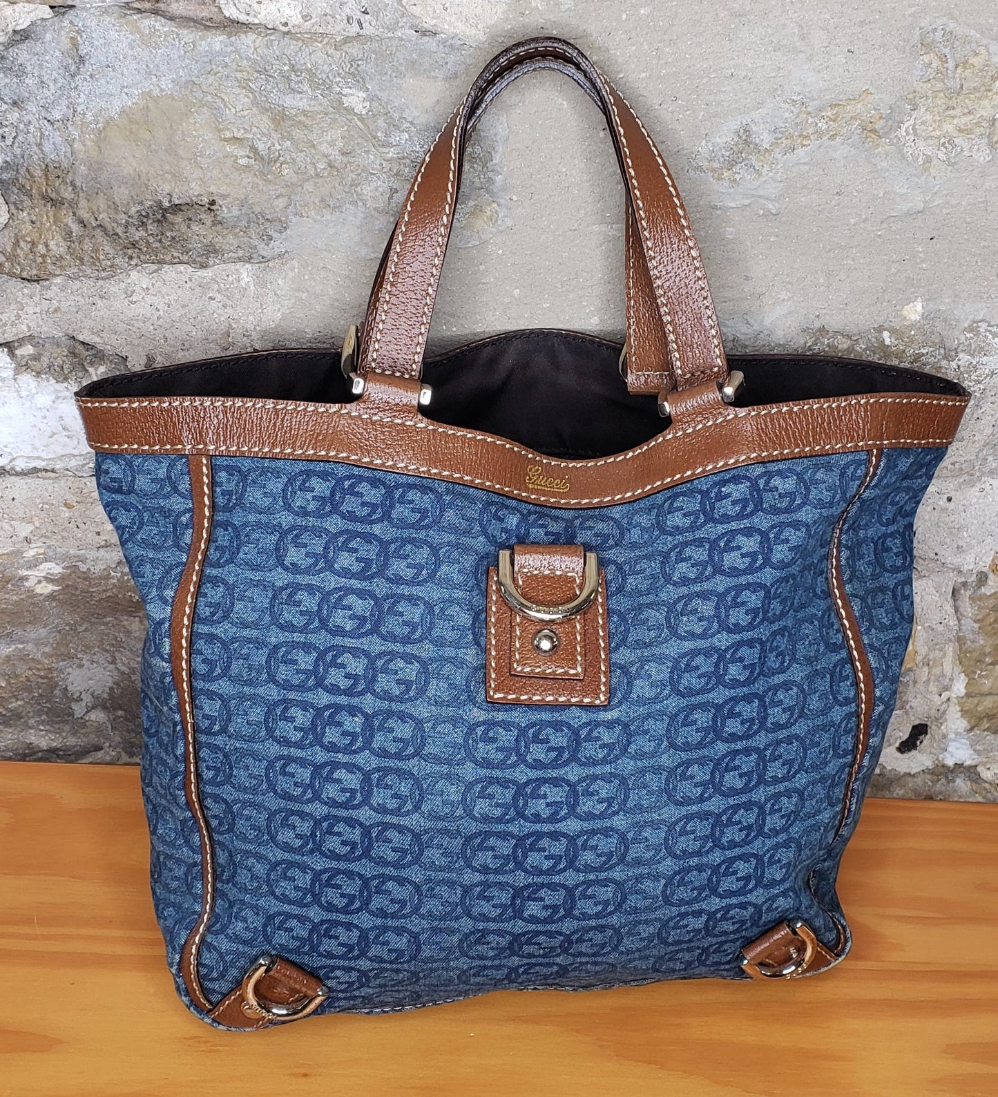 Gucci Denim Mini Tote