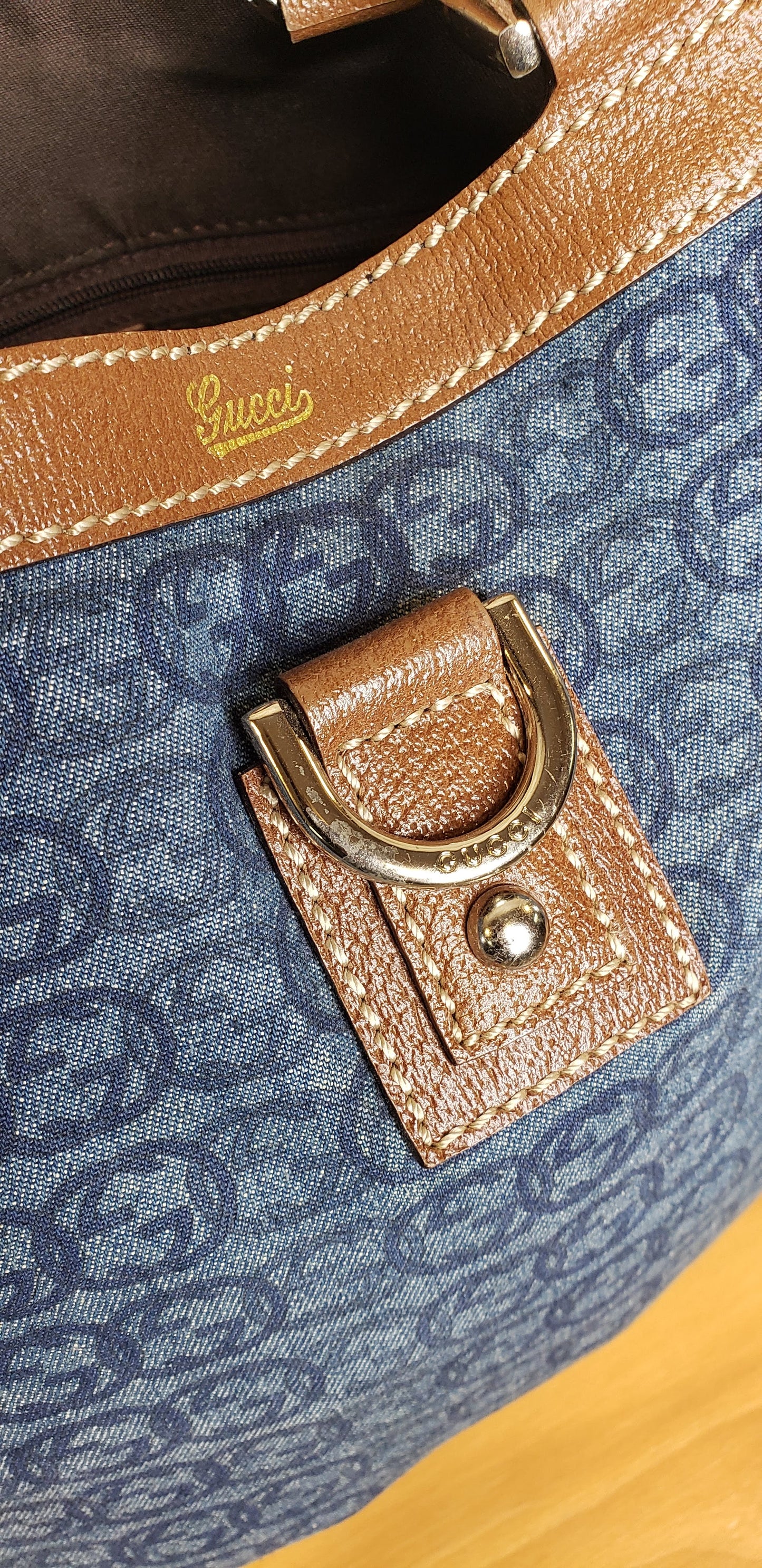 Gucci Denim Mini Tote