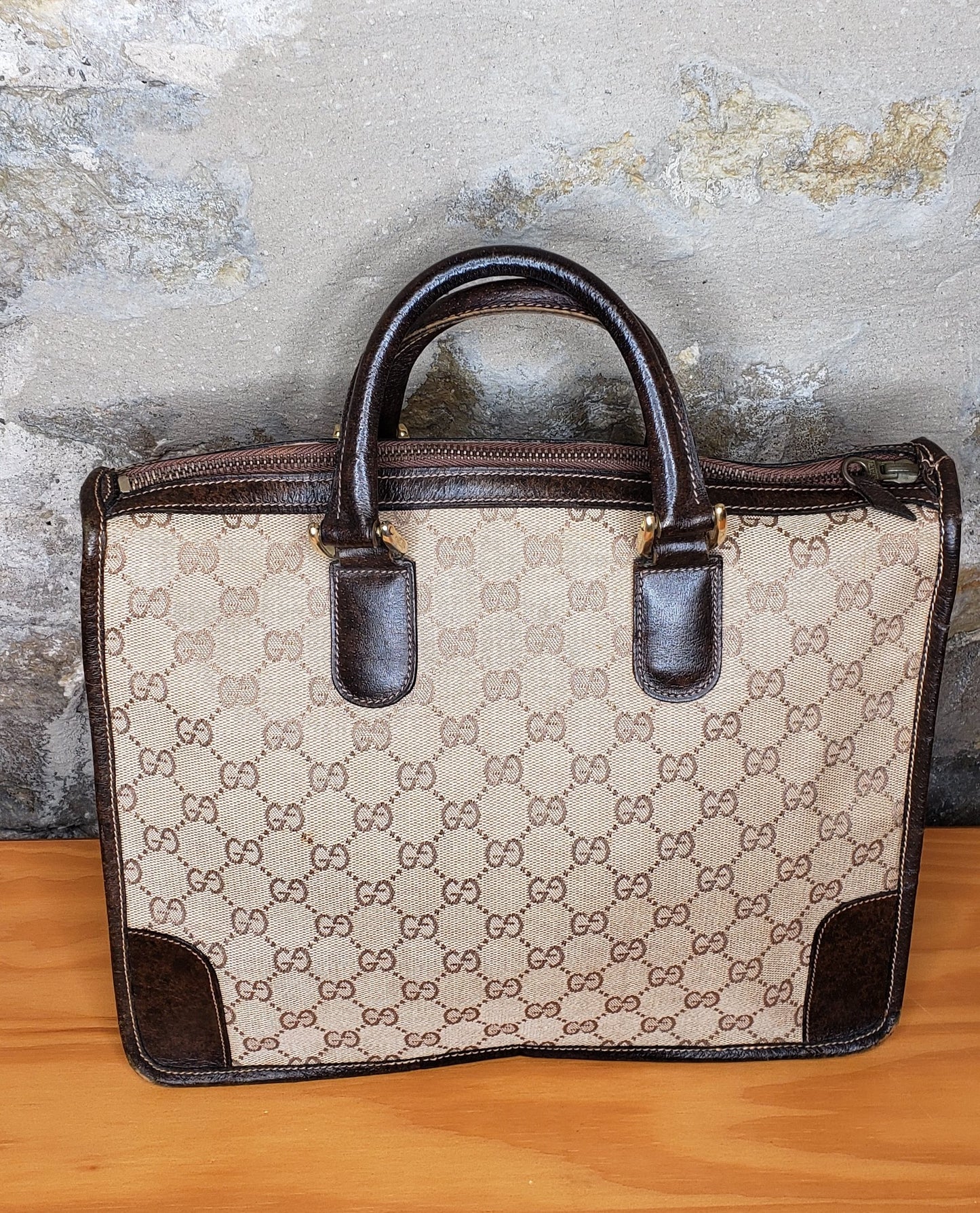 Gucci Vintage Signature Satchel