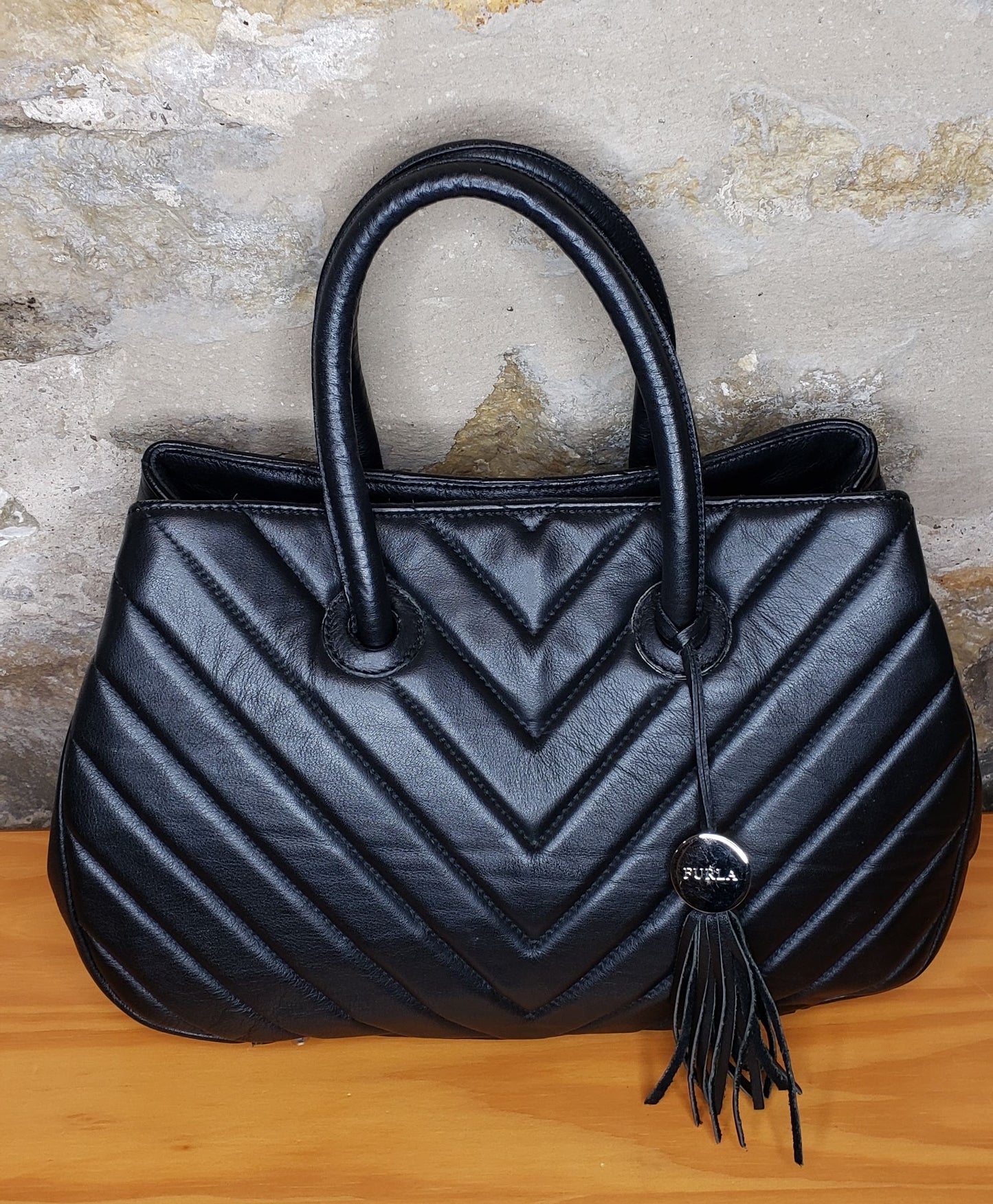 Furla Black Satchel