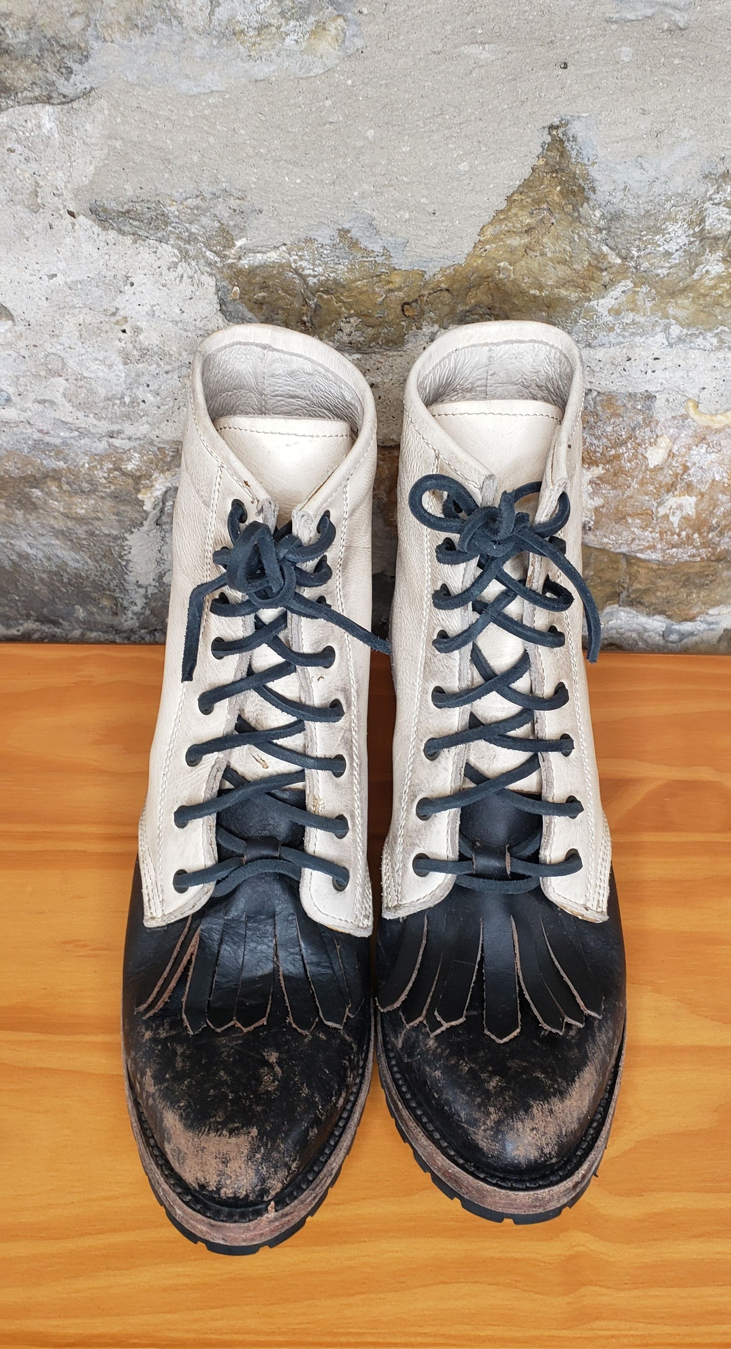 Freebird by Steven Distressed Ankle Boots Sz