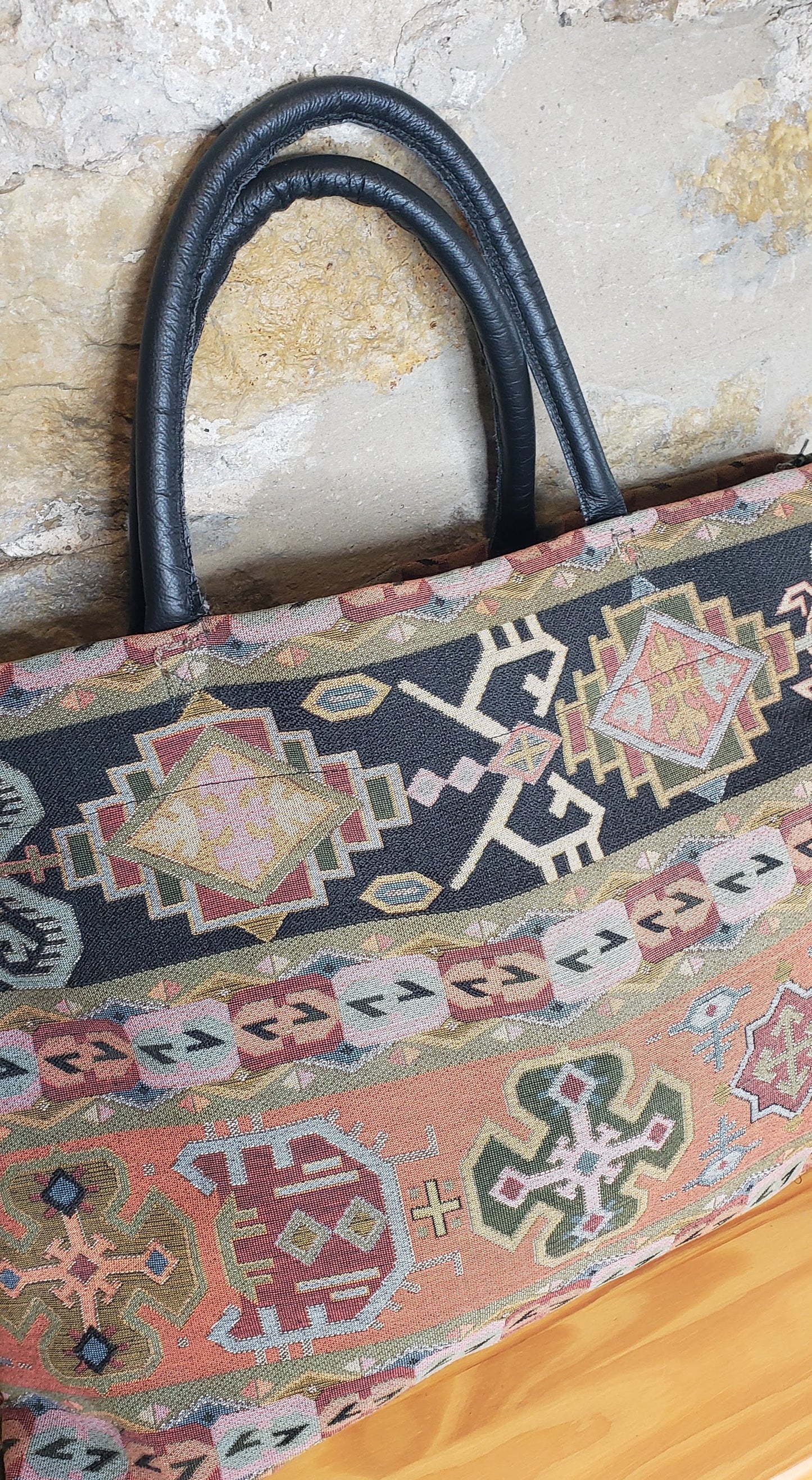 Vintage Aztec Tote Bag