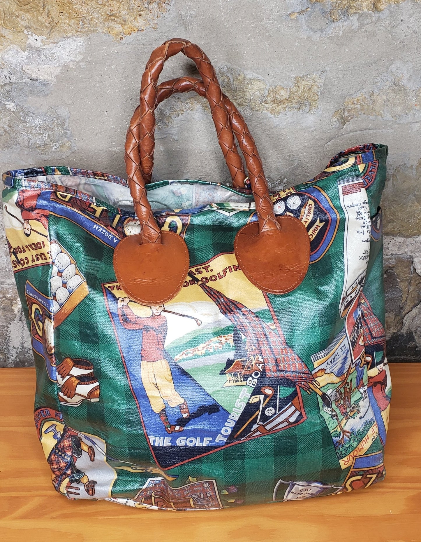 Vintage Golfer Tote