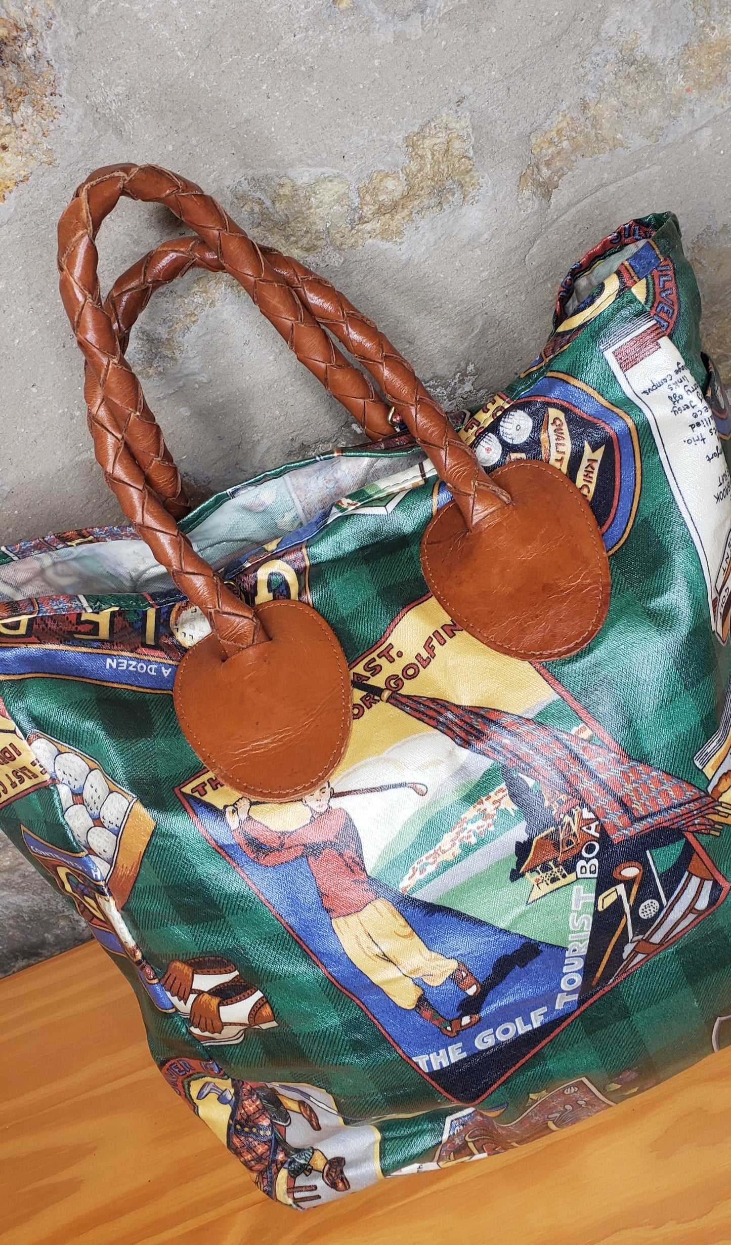 Vintage Golfer Tote