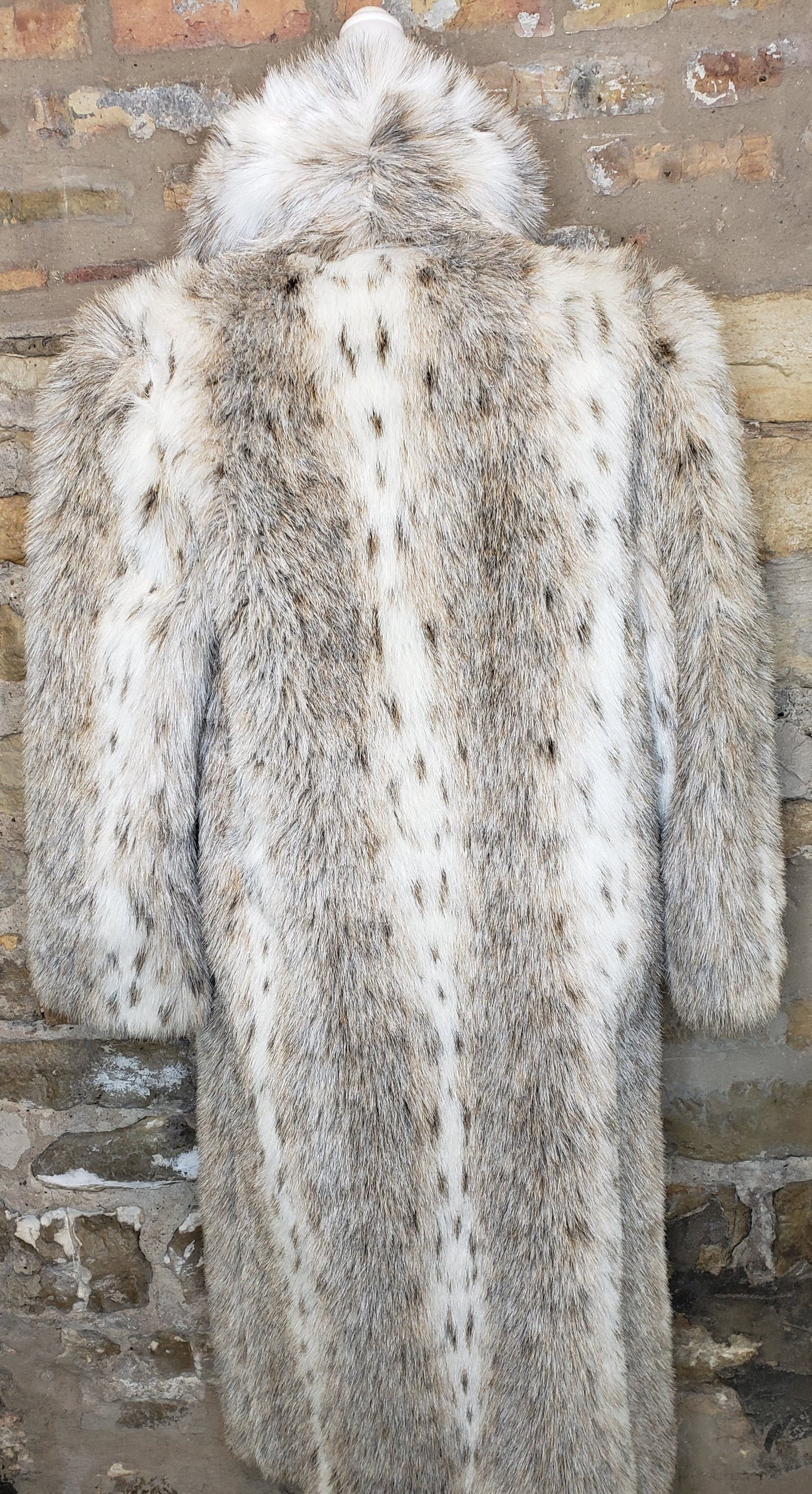 Donnybrook Faux Fur Animal Print Coat Sz L