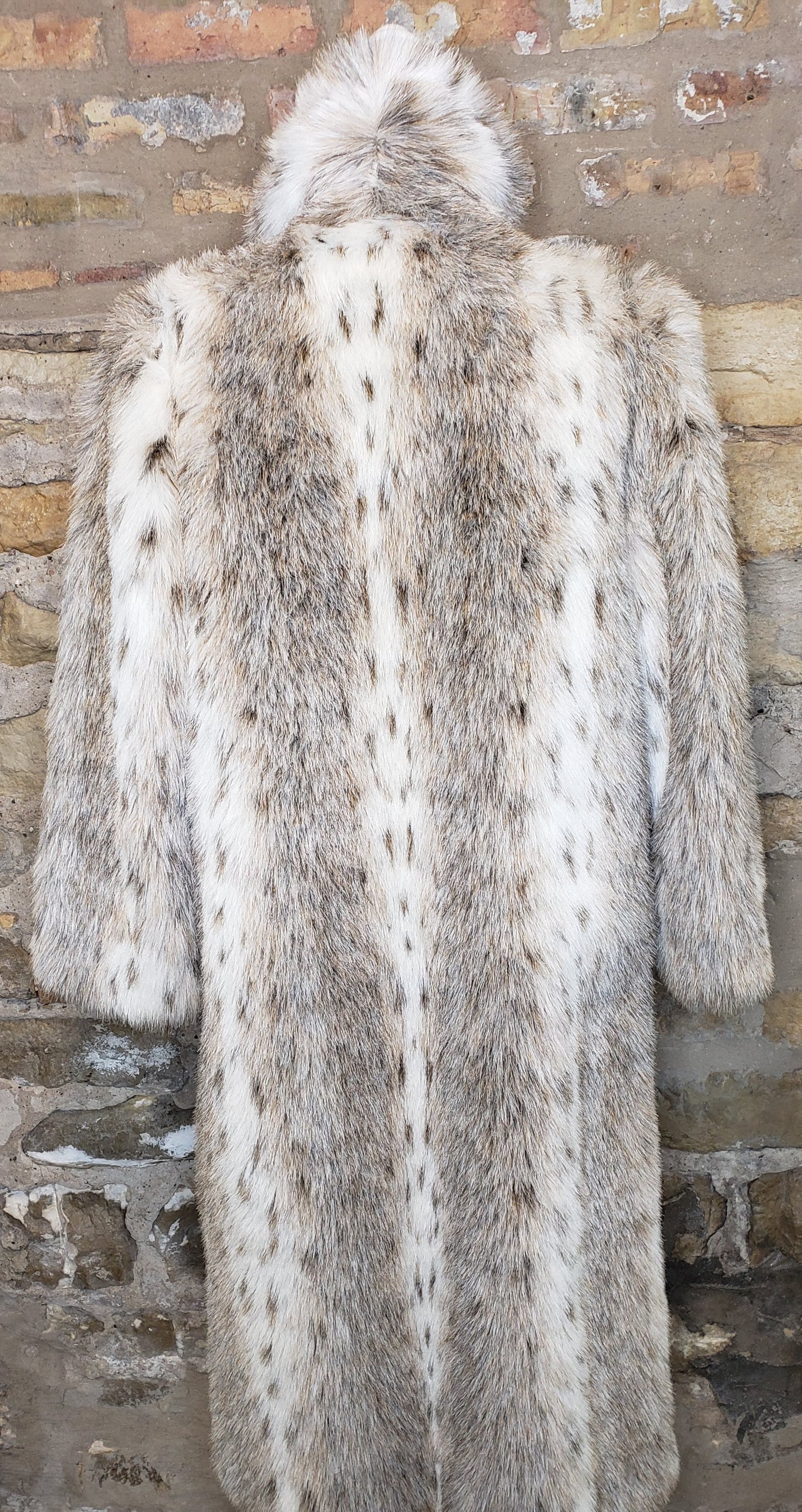 Donnybrook Faux Fur Animal Print Coat Sz L