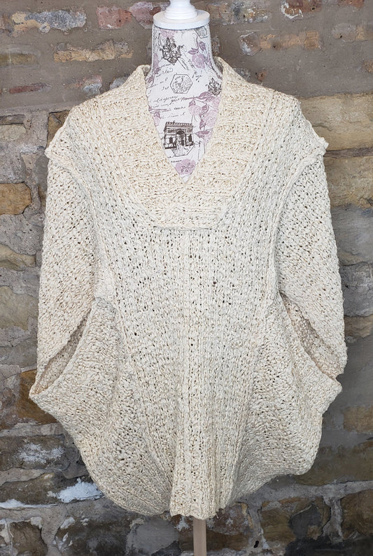 All Saints Spitalfields Cream Sweater Sz 8/10