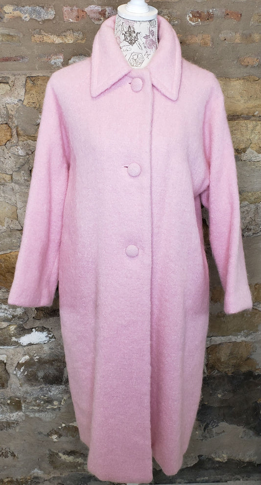 Emily Wetherby Vintage Pink Coat Sz M/L