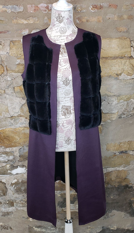 Tom Paul Purple Vest Sz 42