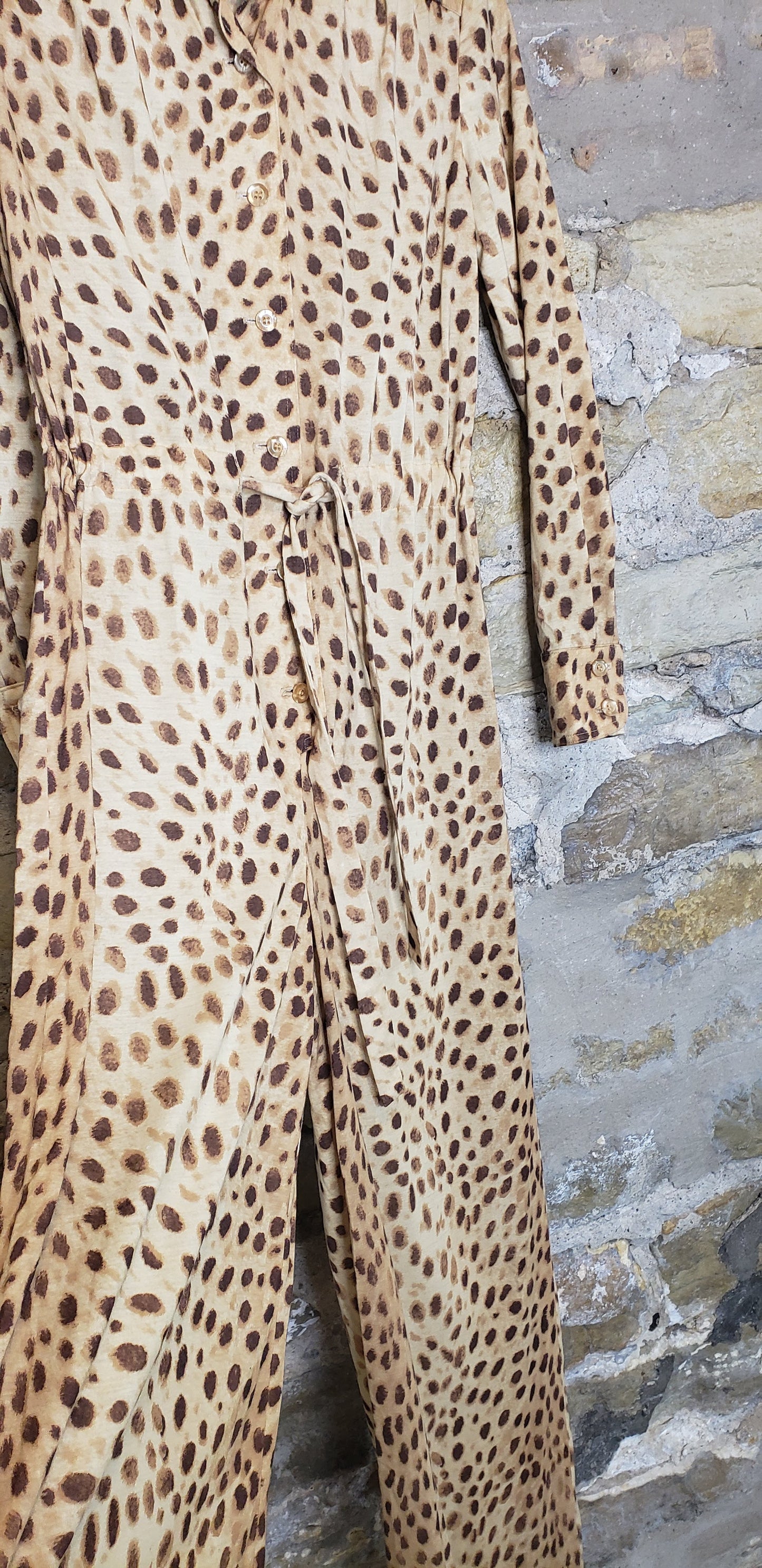 Parade Vintage Animal Print Jumpsuit Sz 10
