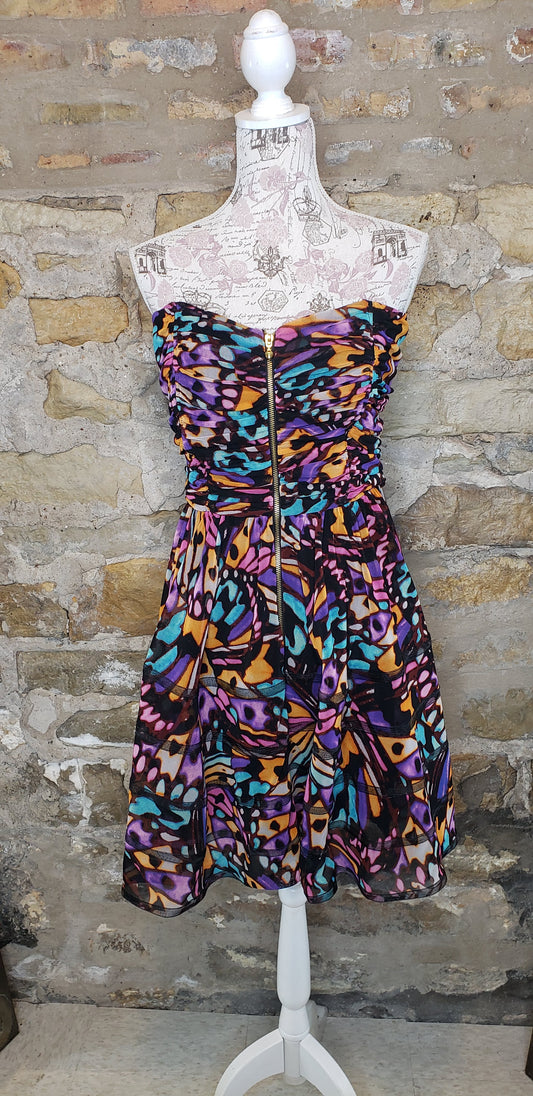 Betsey Johnson Multicolr Dress Sz L