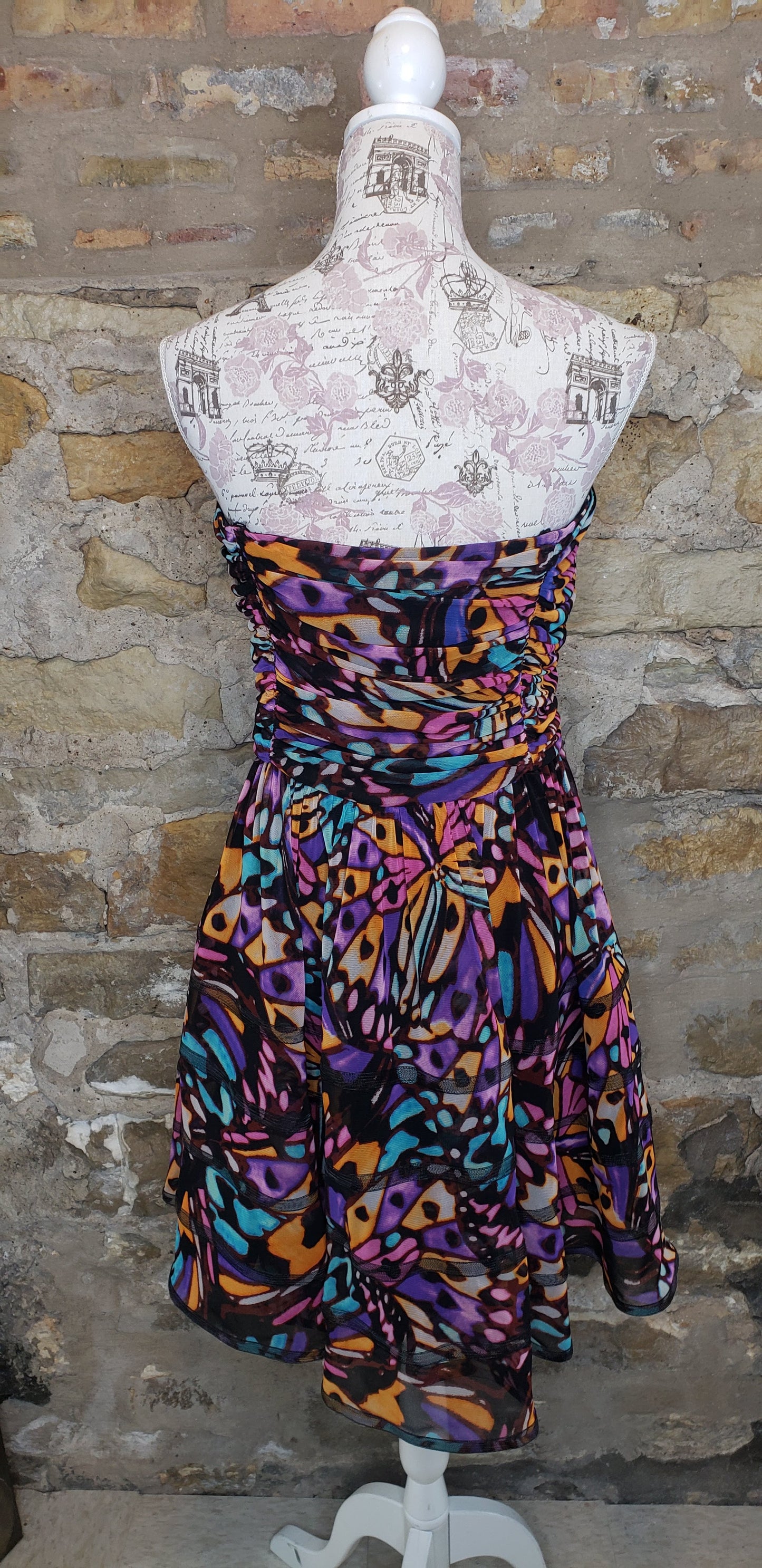 Betsey Johnson Multicolr Dress Sz L
