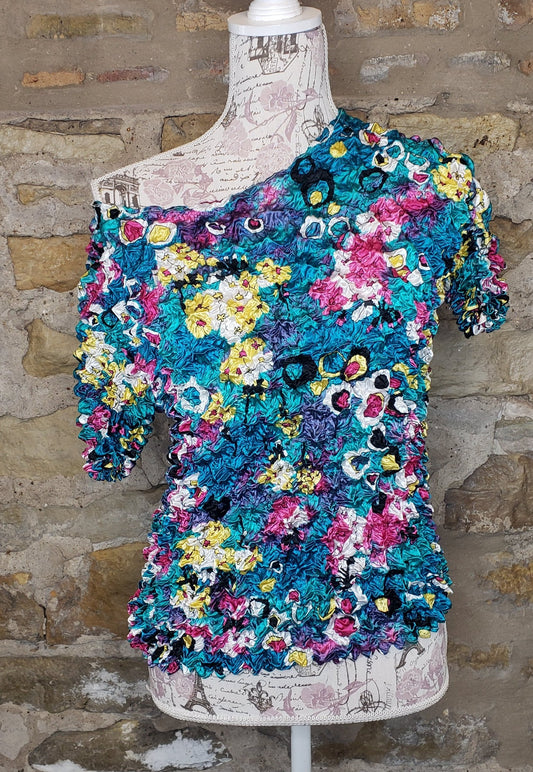 Vintage Floral Top Sz M/L