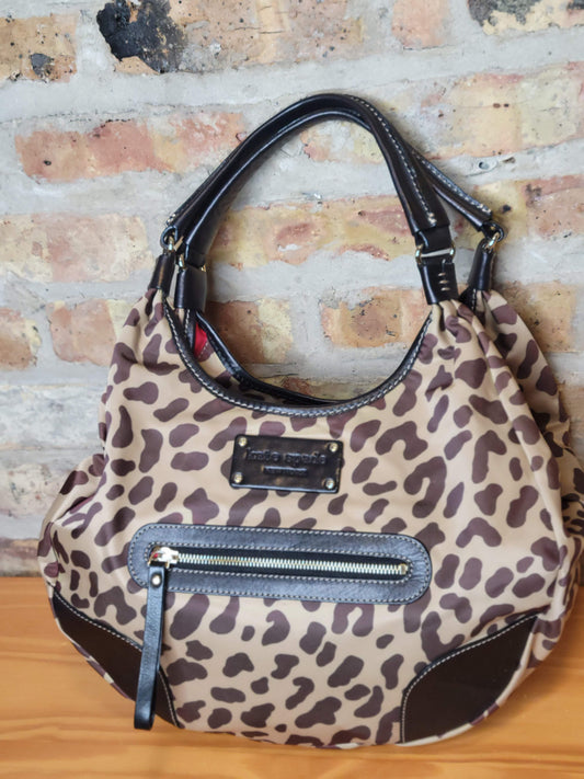 Kate Spade Animal Print Hobo Bag