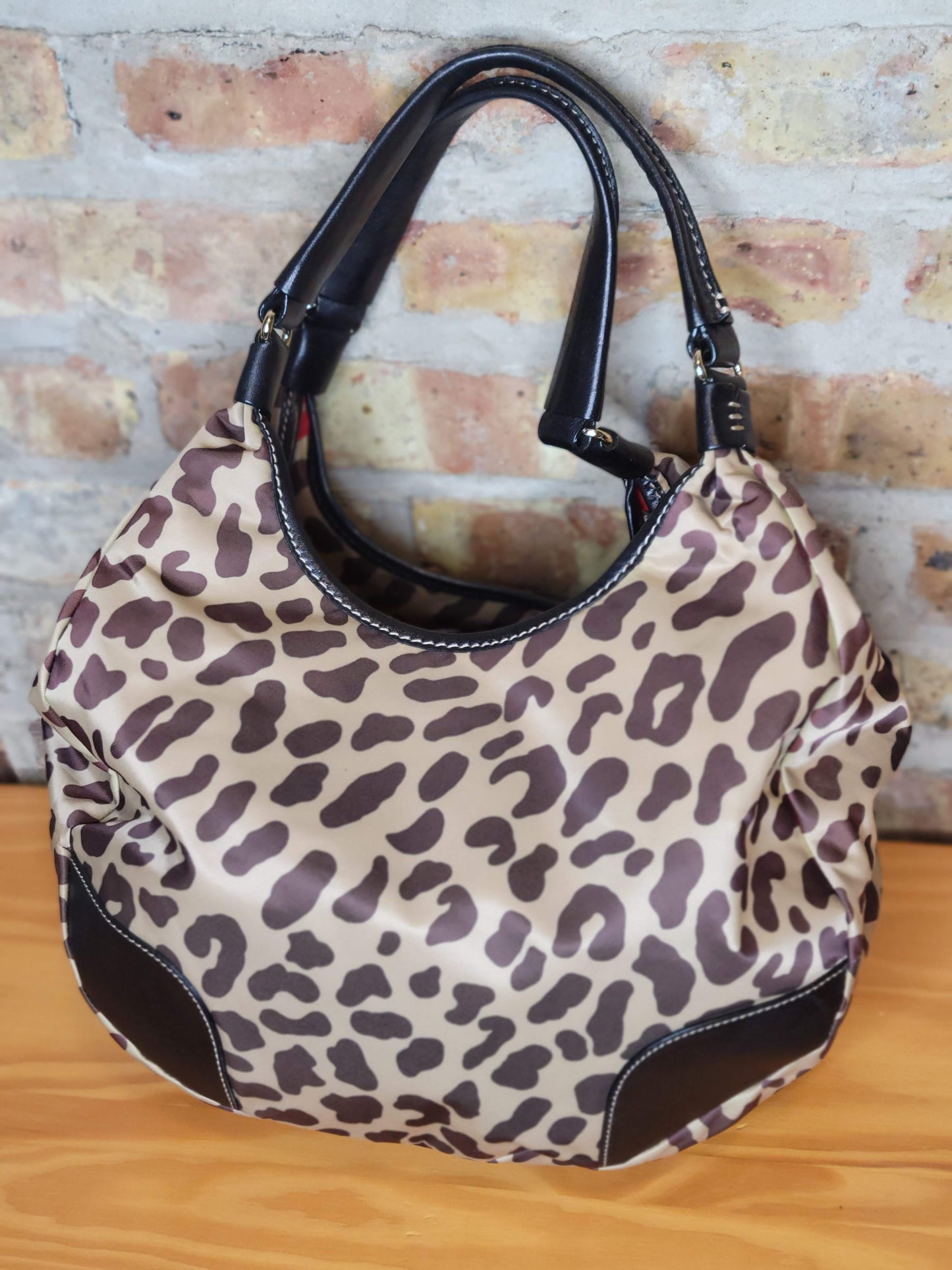 Kate Spade Animal Print Hobo Bag