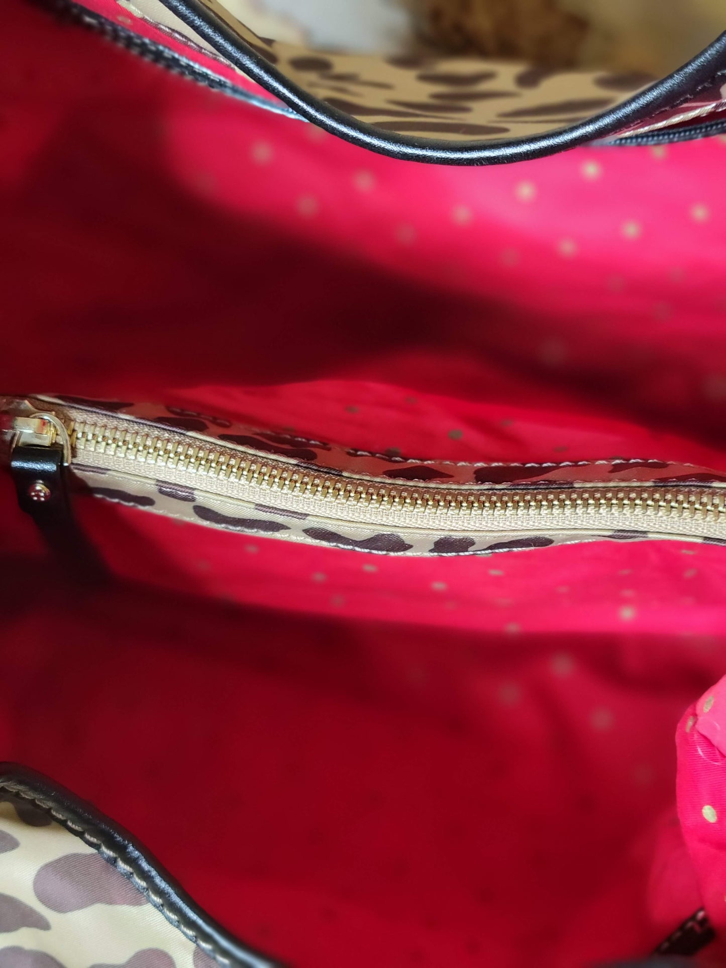 Kate Spade Animal Print Hobo Bag