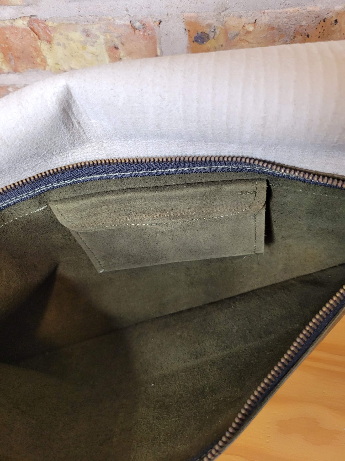 Two-tone Green Vintage Clutch Purse