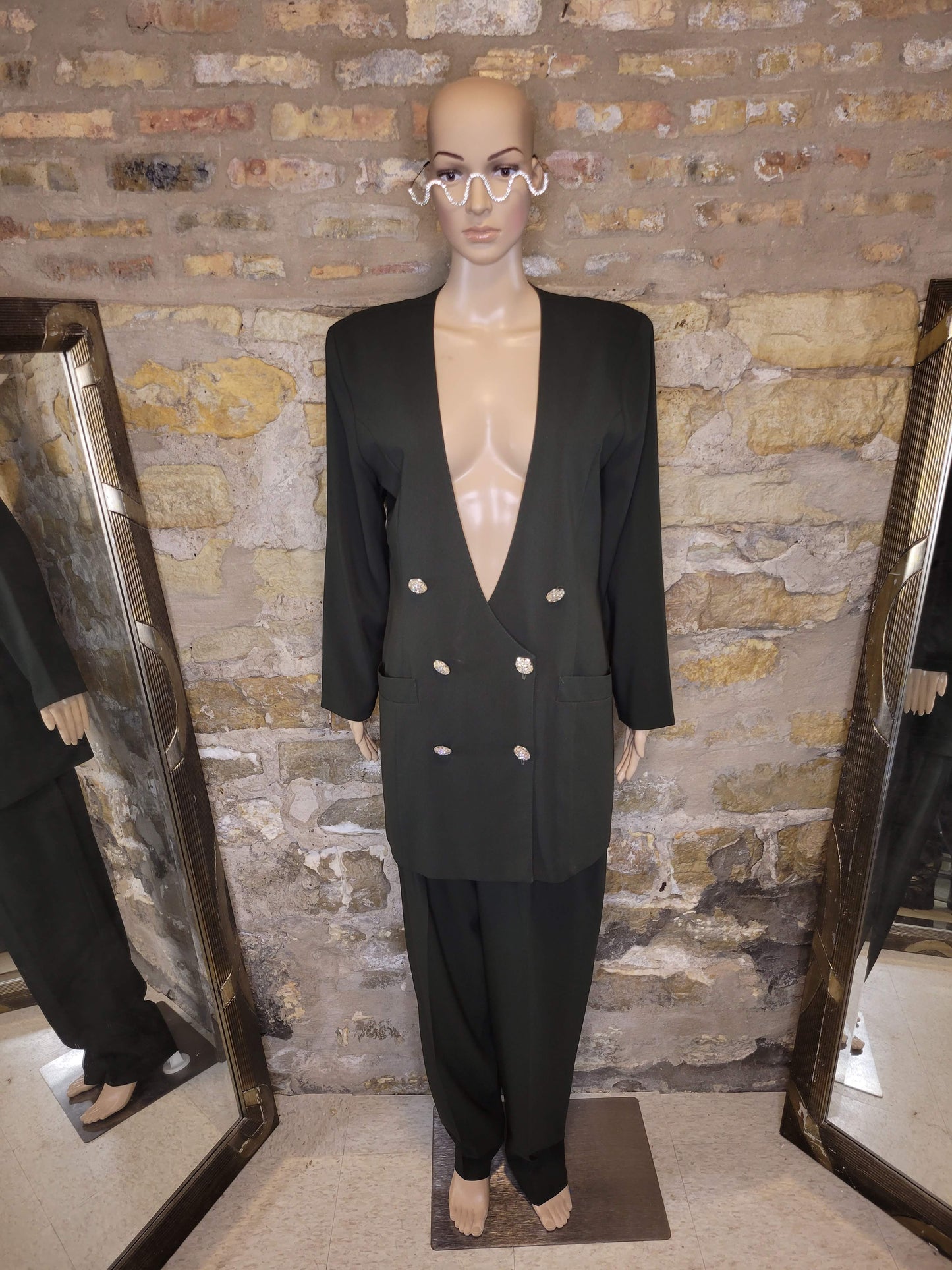 La Dolce Vintage Pants Suit Sz M