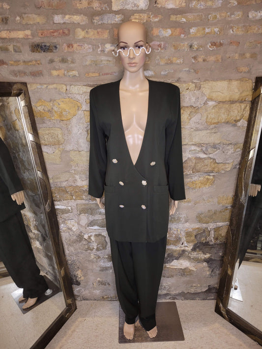 La Dolce Vintage Pants Suit Sz M