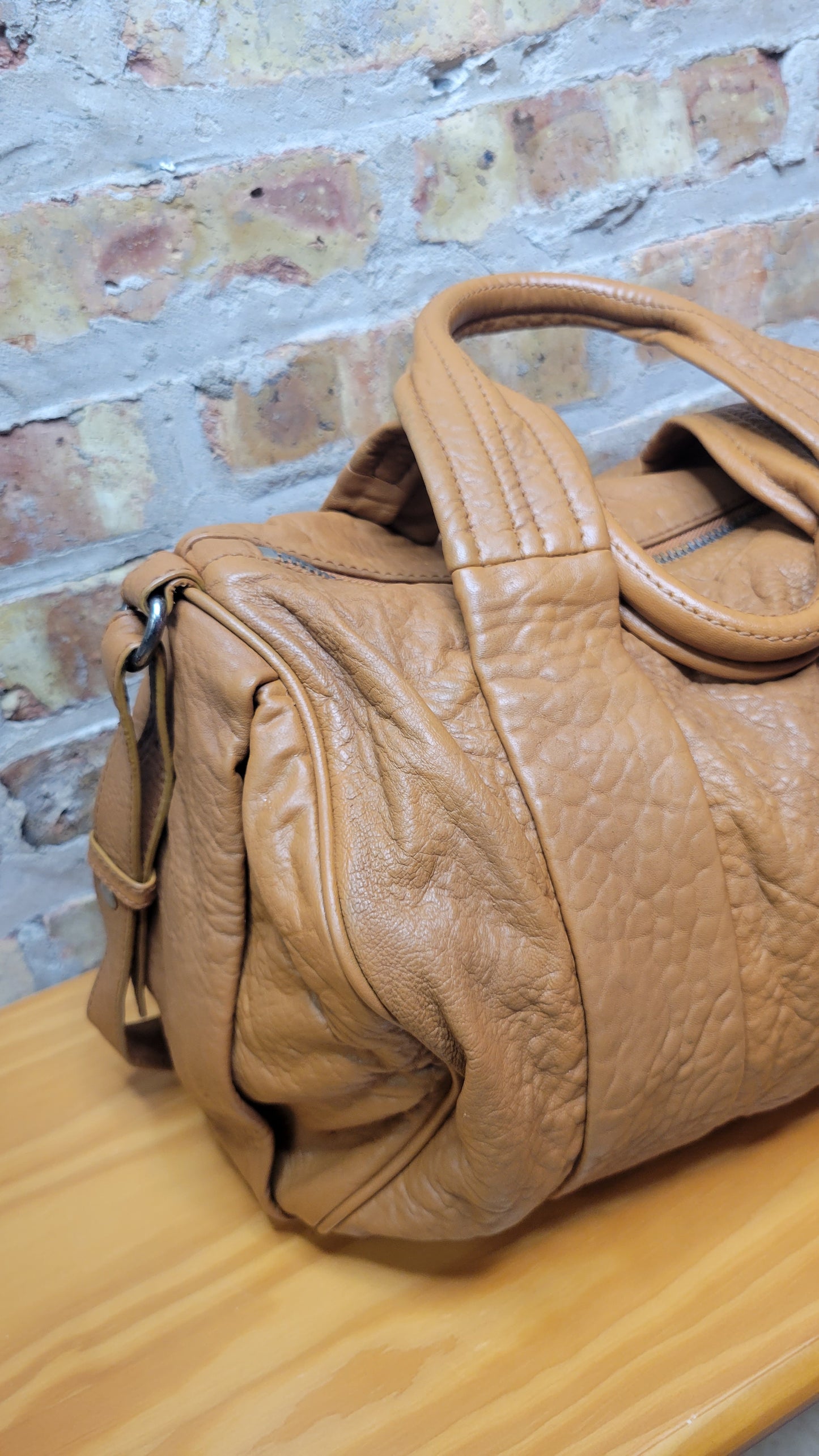 Alexander Wang Pebbled Rocco Satchel