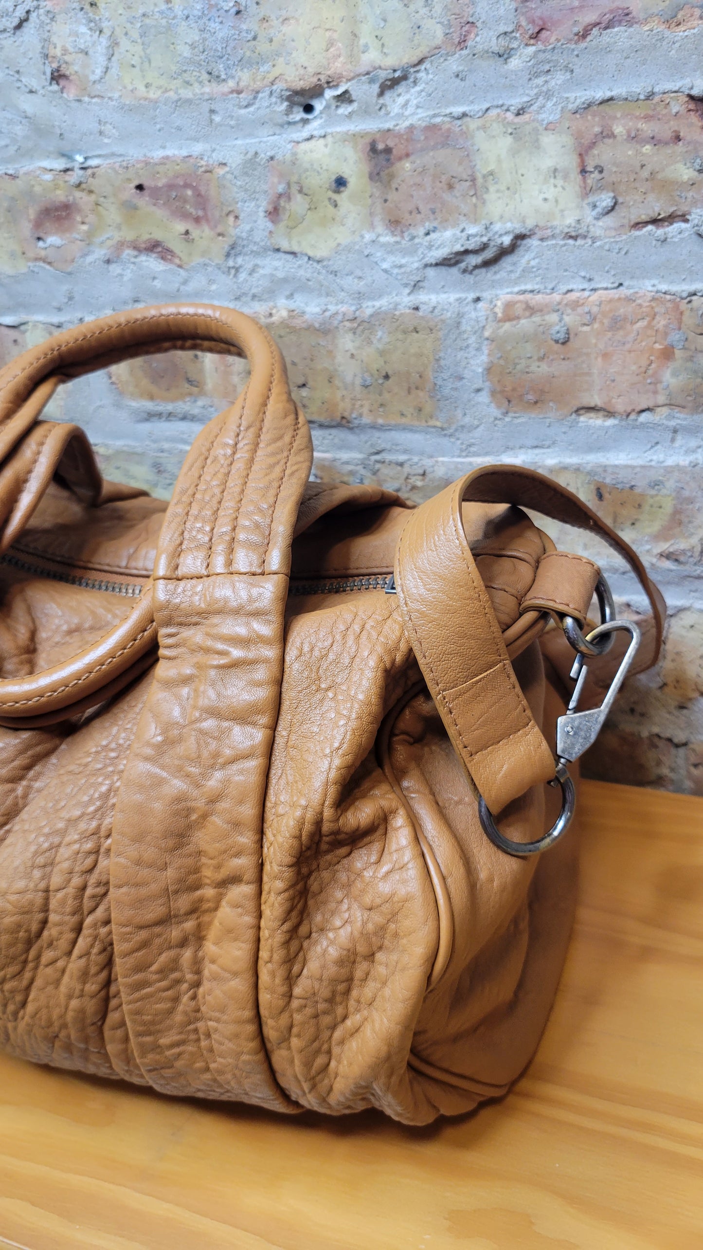 Alexander Wang Pebbled Rocco Satchel