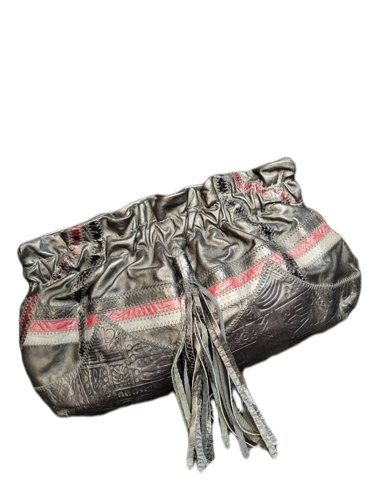 Vintage Leather Tassle Purse