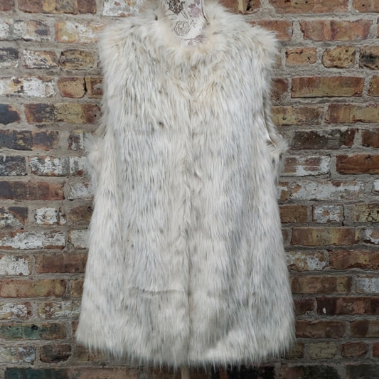 Rachel Zoe Faux Fur Vest Sz 2X