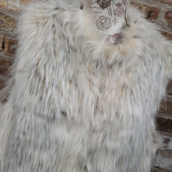 Rachel Zoe Faux Fur Vest Sz 2X