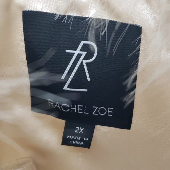 Rachel Zoe Faux Fur Vest Sz 2X