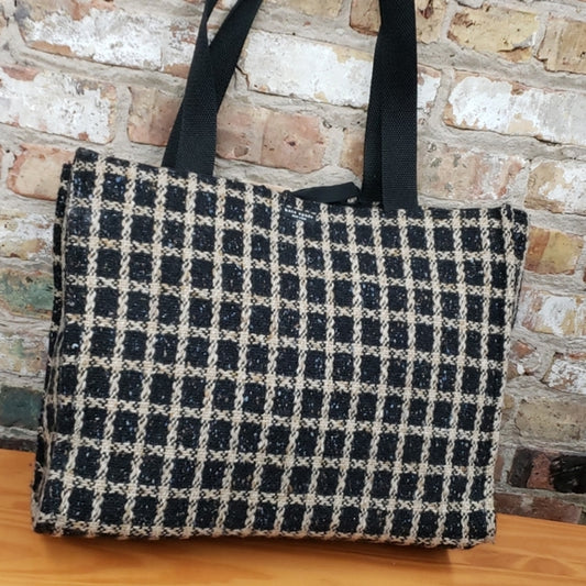 Kate Spade Plaid Tweed Tote