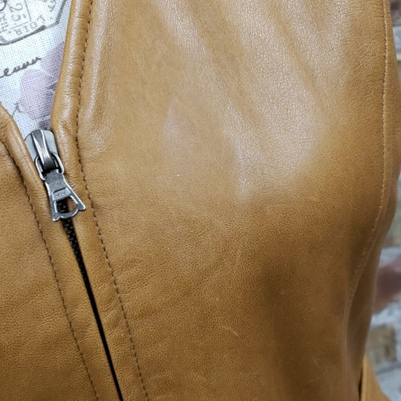 Polo Sport Leather Vest Sz 6