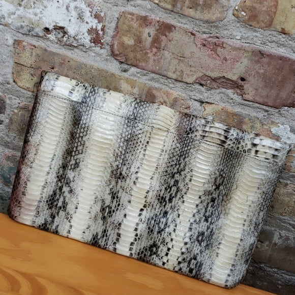 Scoop NYC Snakeskin Clutch