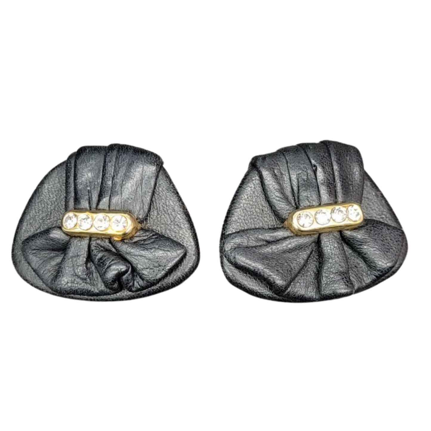 Vintage Genuine Leather Earrings
