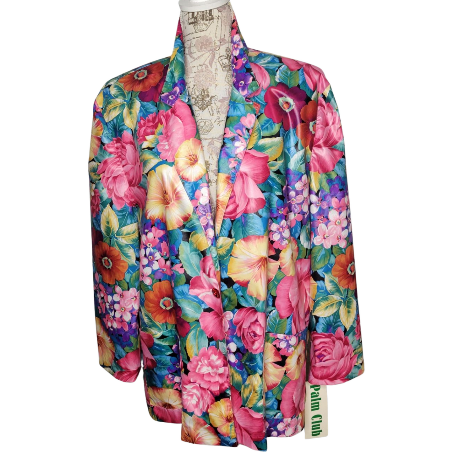 Vibrant Vibes Floral Print Blazer