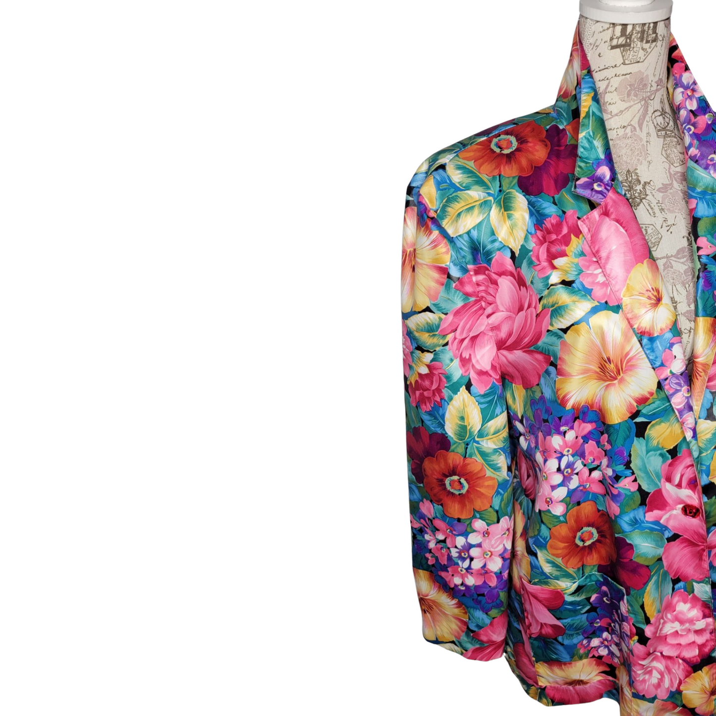 Vibrant Vibes Floral Print Blazer