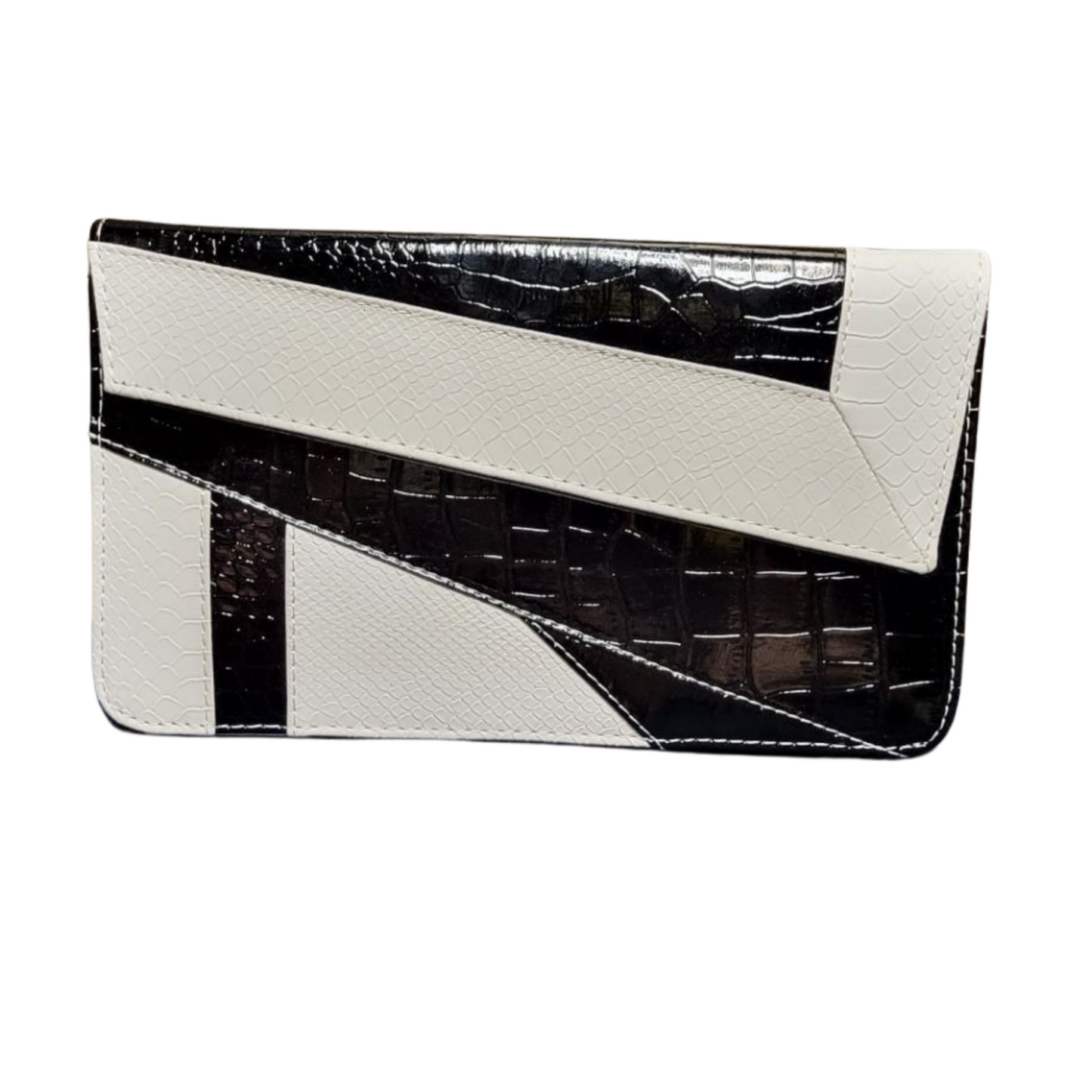Ebony and Ivory Clutch