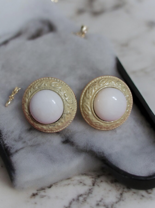 Round and Round Clip On Earrings