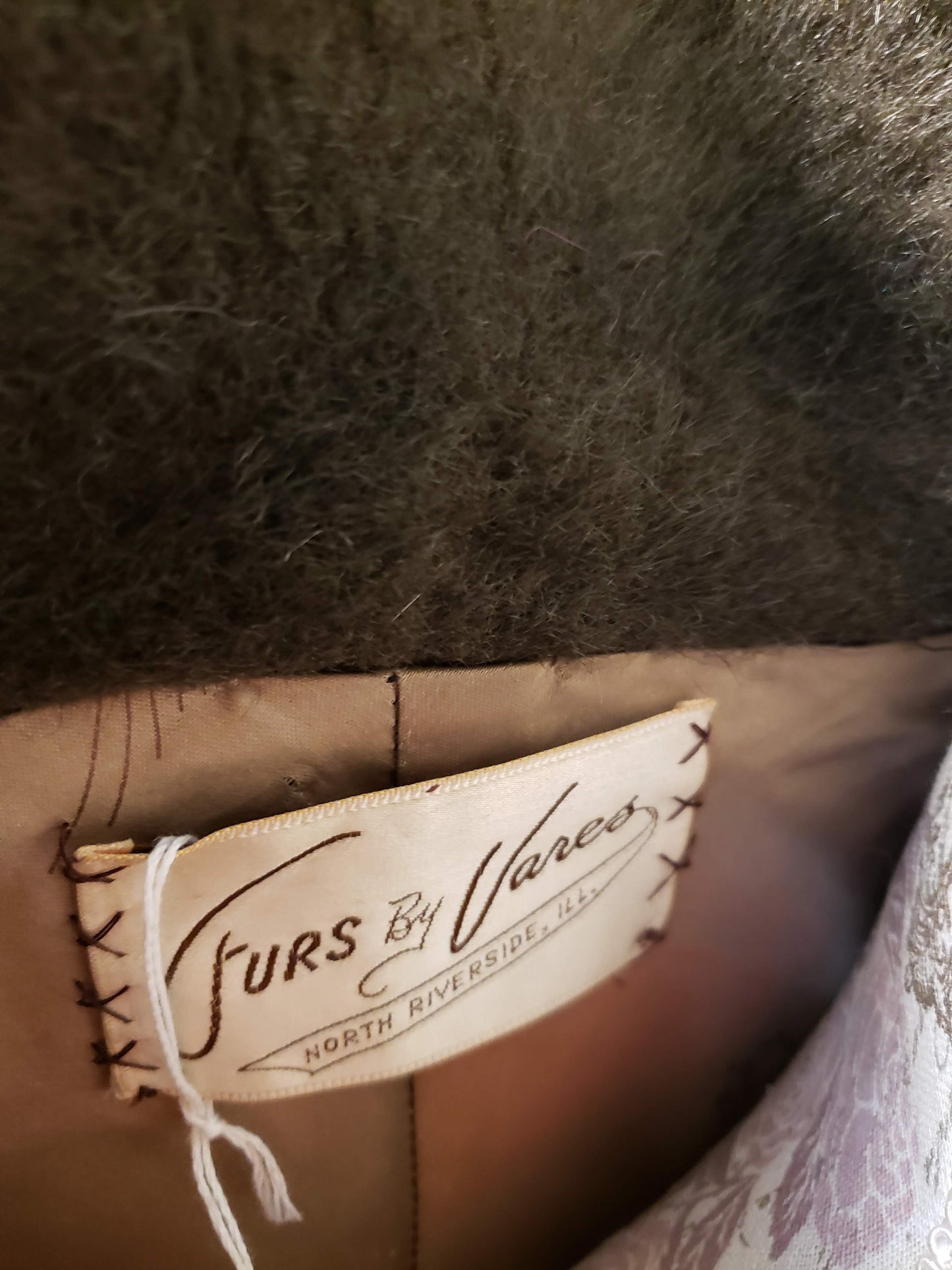 Furs By Vares Brown Vintage Faux Fur Stole Sz OS
