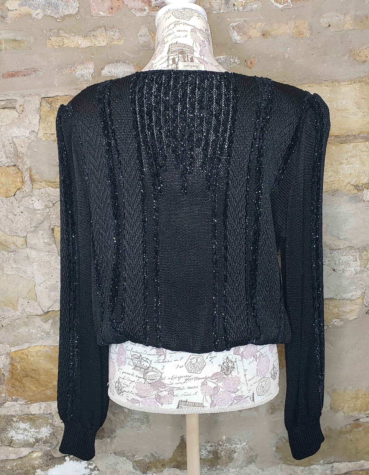 Brittony Brand Black Vintage Sweater Sz L