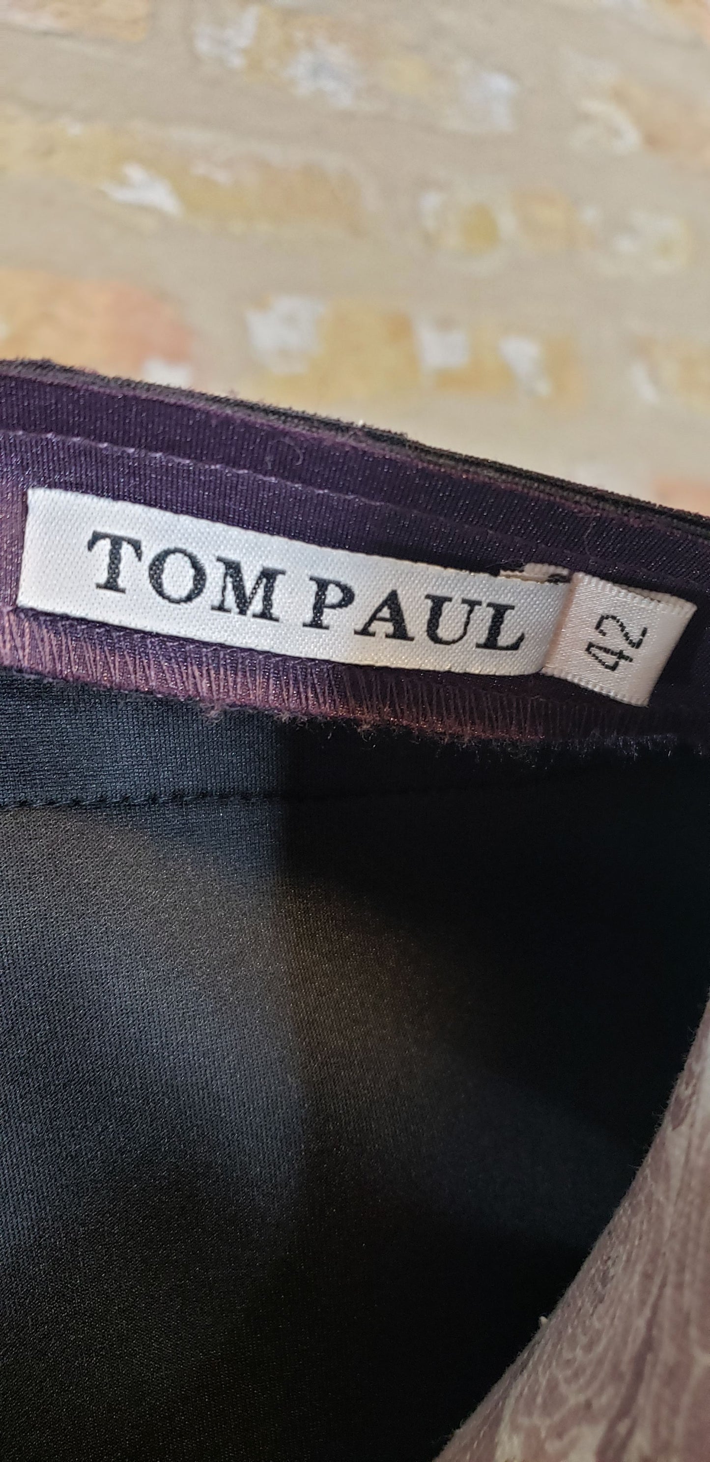 Tom Paul Purple Vest Sz 42